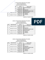 Jadwal Uts 2013