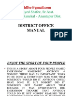 District Office Manual