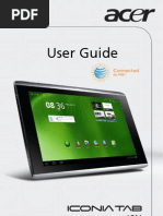 Acer Iconia Tab A501 User Manual