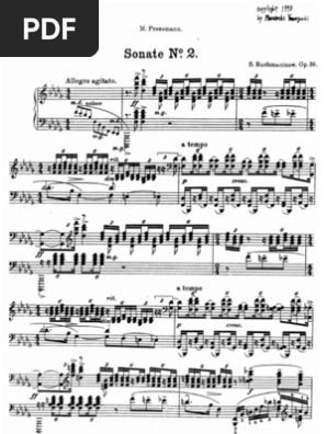 Rachmaninoff Horowitz Sonata No 2