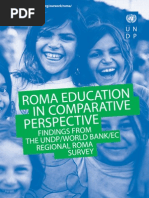 Download Roma education in comparative perspective by UNDP in Europe and Central Asia SN154052340 doc pdf