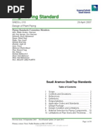 SAES-L-310(design of  plant piping)