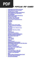 100 Most Popular PSP Games