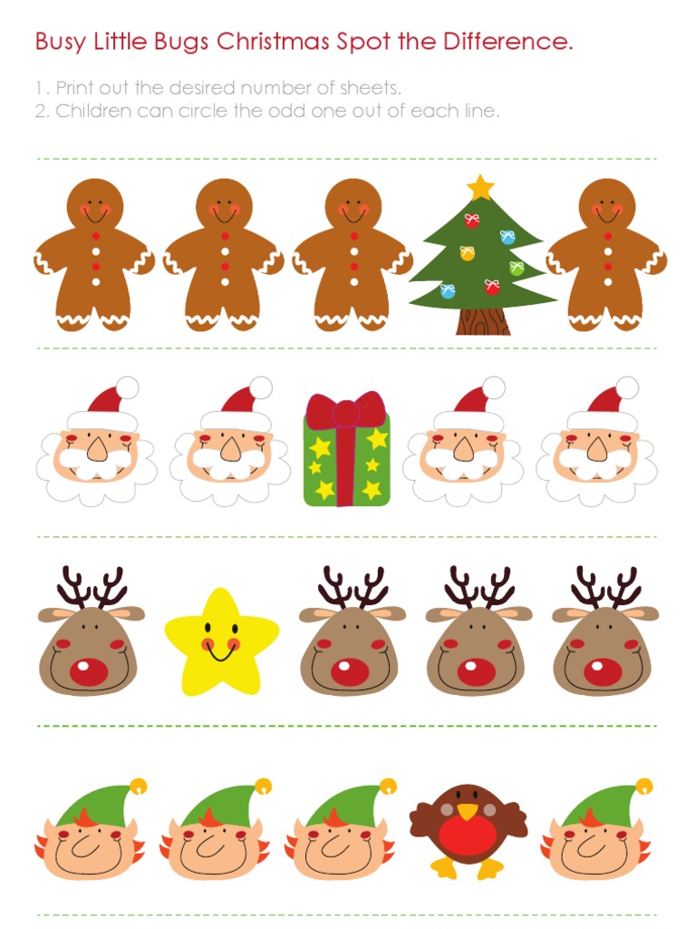 christmas spot the difference file | pdf | home & garden