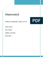 MATEMATICĂ