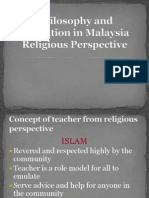 Education & Philosophy in Malaysia