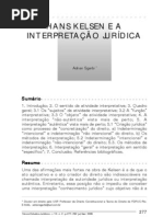 Hans Kelsen e a Interpretação Jurídica - Adrian Sgarbi
