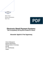 Electronic Retail Payment Systems: User Acceptability and Payment Problems in Ghana