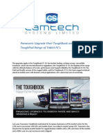 Panasonic Upgrade Their ToughBook and ToughPad Range of Tablet PC