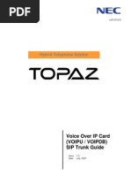 Topaz SIP Trunk Guide Dic 2007