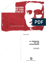 Antonio Gramsci La Formacion de Los Intelectuales