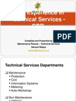 MMS Experience in Technical Services - CBD