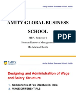 Amity Global Business School HRM Document