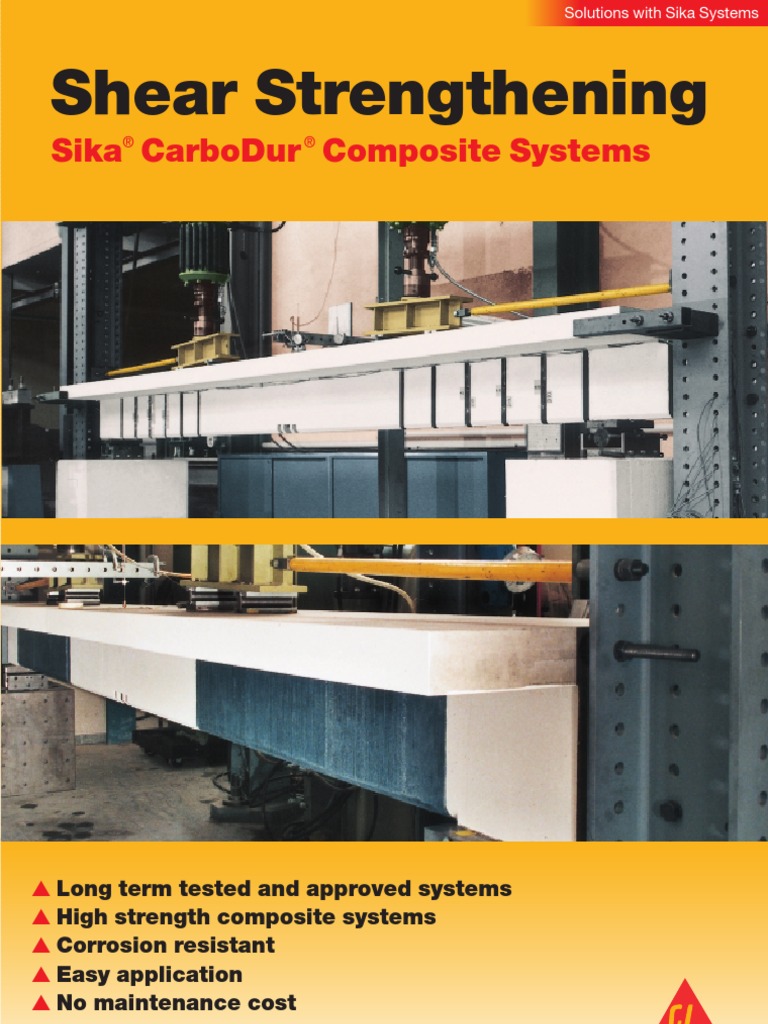 Shear Strengthening CA | PDF | Composite Material | Beam (Structure)