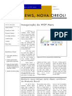 Ed 1. WOP News - WOP News, Nova Oreol.