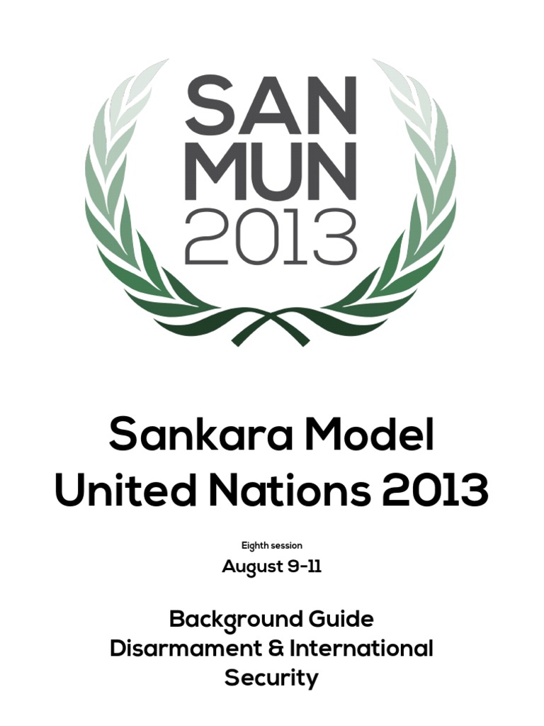 DISEC Background Guide - SanMUN 2013 | PDF | Territorial Waters | South ...