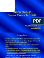 Sailing Through Central Excise Act 1944: - Anusha Balaji A.C.A (April 2006)