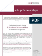 Start Up Scholarship 2013