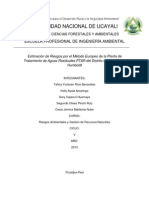 Informe de Estimación de Riesgos Antropogénicos