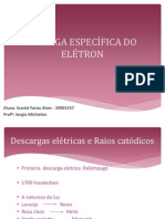 A Carga Específica Do Elétron