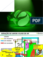 Fluxo de Agua Vapor Caldeira