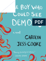 THE BOY WHO COULD SEE DEMONS, by Carolyn Jess-Cooke, Excerpt
