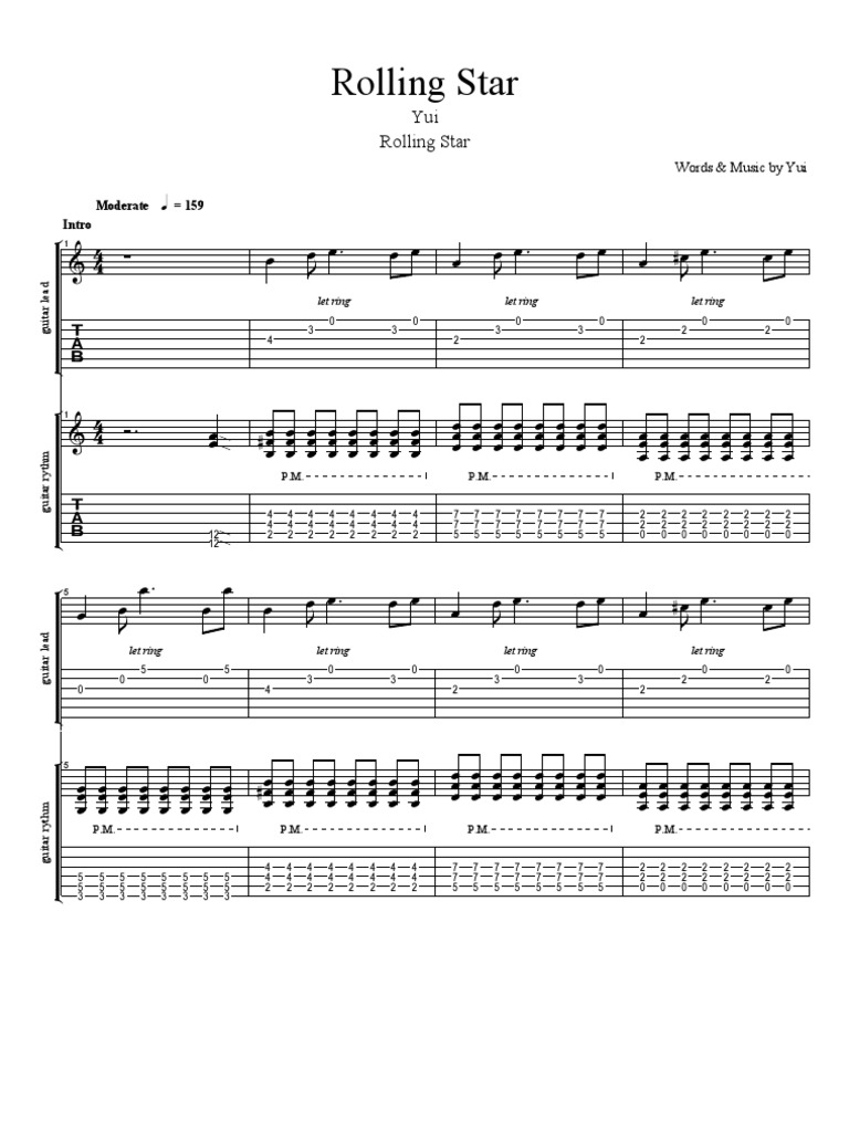 Yui Rolling Star Music Technology Songs