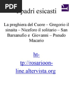 I Padri Esicasti
