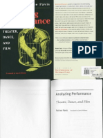Patrice Pavis - Analyzing Performance (Introduction)