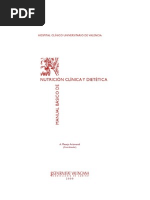 Manual Basico De Nutricion Clinica Y Dietetica Valencia - 