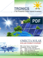 SolarTronics - Solar Hybrid Inverter Diamond Series (3KVA-150KVA)