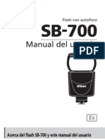Manual en español del SB700