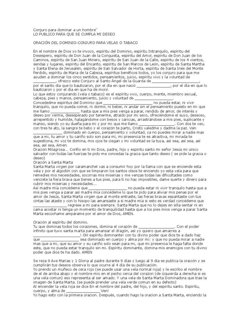 como Dominar a Un Hombre