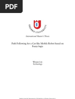 Path Following For A Car-Like Mobile Robot Based On Fuzzy-Logic