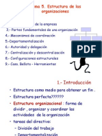 Estructura de Las Organizaciones