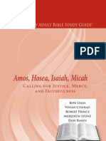 Amos Hosea Isaiah Micah SG SAMPLE