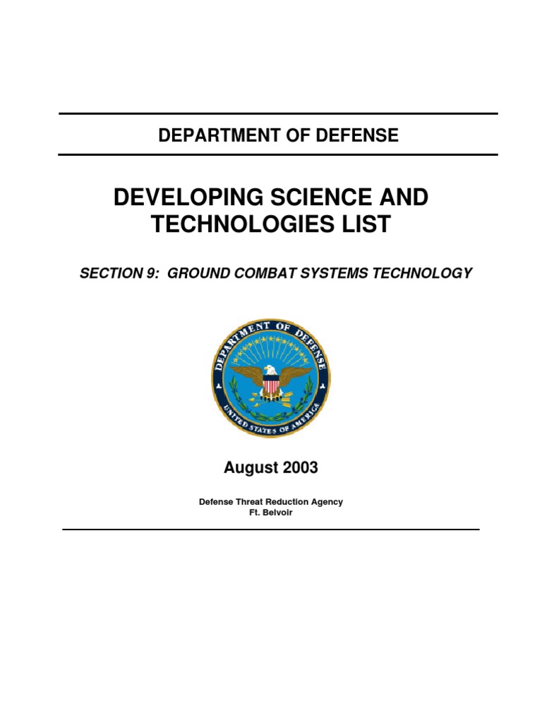 Section 9 - Ground Combat Systems Technology | PDF | Tanks | Reconnaissance