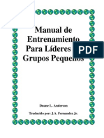 Entrenamiento para Grupos pequeños