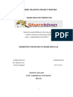 Summer Training Project Report: Share Khan Securities LTD