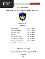 Download SIFAT-SIFAT MATERIAL KEDOKTERAN GIGI by FairuzEva SN154235287 doc pdf