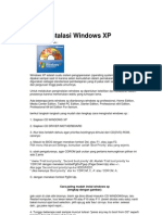 Cara Instalasi Windows XP