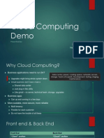 Cloud Computing Demo: IaaS, PaaS & SaaS Models