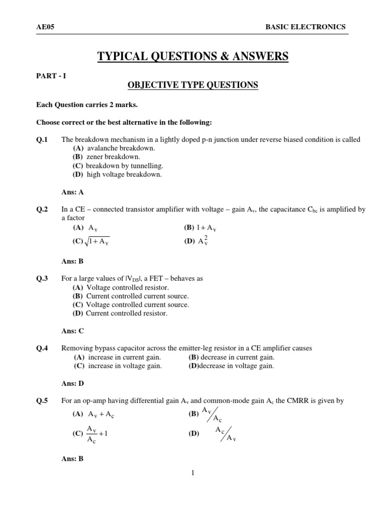Electronics Questions | PDF | Electronic Oscillator | Amplifier