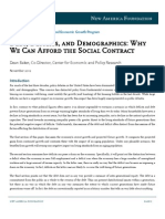 Debt, Deficits, and Demographics: Why We Can Afford The Social Contract