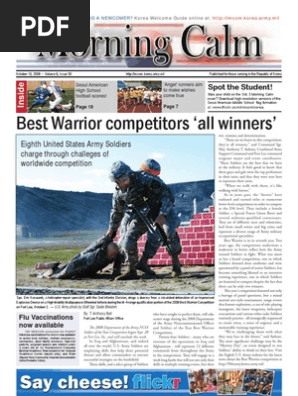 The Morning Calm Korea Weekly - October 10, 2008