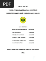Download Penulisan Penyebab Kematian Berdasarkan ICD 10 Dan Kepentingan Hukum by Kadek Soga Prayaditya Putra SN154264555 doc pdf