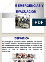 Presentacion Plan de Emergencias y Evacuacion