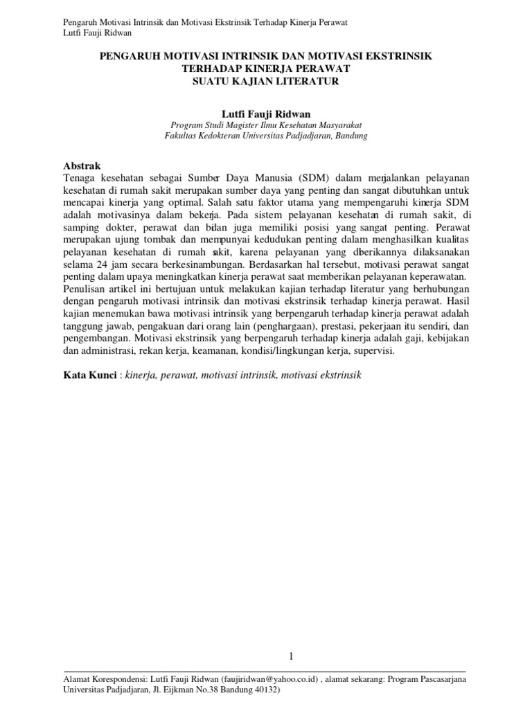 Pustaka Unpad Pengaruh Motivasi Intrinsikpdf