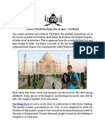 UNESCO World Heritage Site of Agra - Taj Mahal