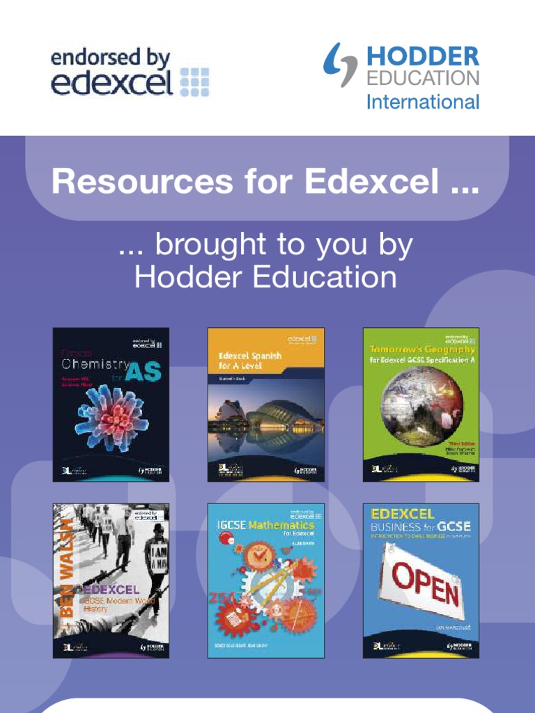 Edexcel Resources Catalogue 2023 | PDF | Test (Assessment) | Tutor